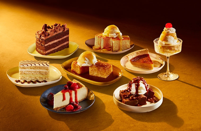 Variety of desserts offered by St-Hubert