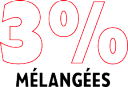 3% Mélangées