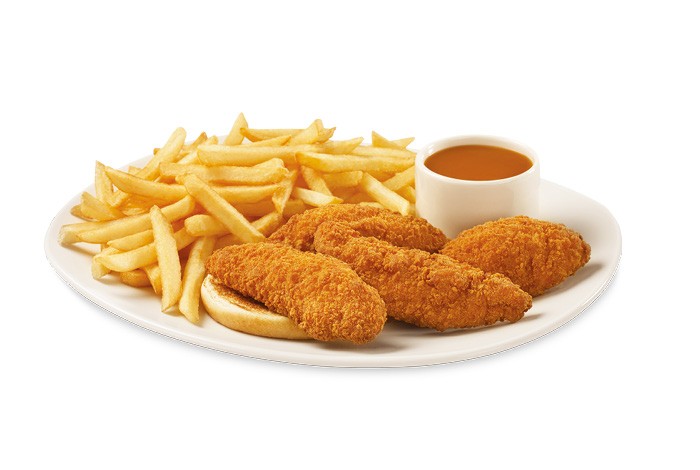 Assiette de filets de poulet